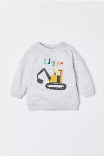 Áo nỉ HM sz 9-12m