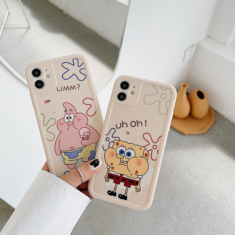 Ốp điện thoại silicon tpu in hoạt hình dễ thương cho iPhone 11 Pro Max X Xr Xs Max 7 8 Plus Se 2020 12 pro max 12 mini | BigBuy360 - bigbuy360.vn
