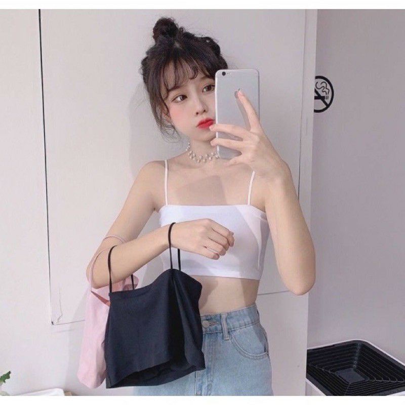 Áo Bra Su Đúc❤FREESHIPXTRA❤ ÁO ỐNG Chất Vải Su Mát Lịm, Áo Bra 5 màu mã 8881