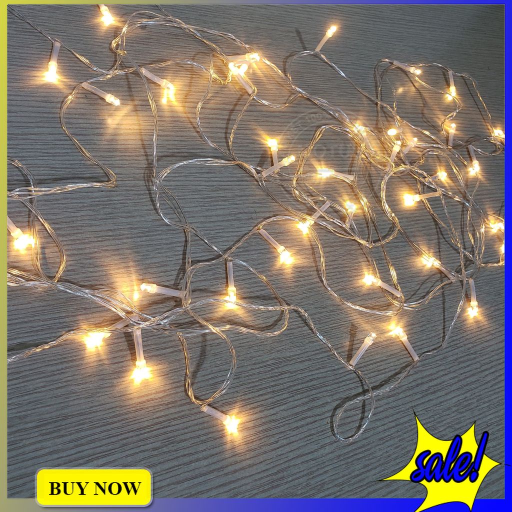Dây đèn led cắm điện trang trí ngoài trời trong nhà sân vườn trang trí cây thông noel