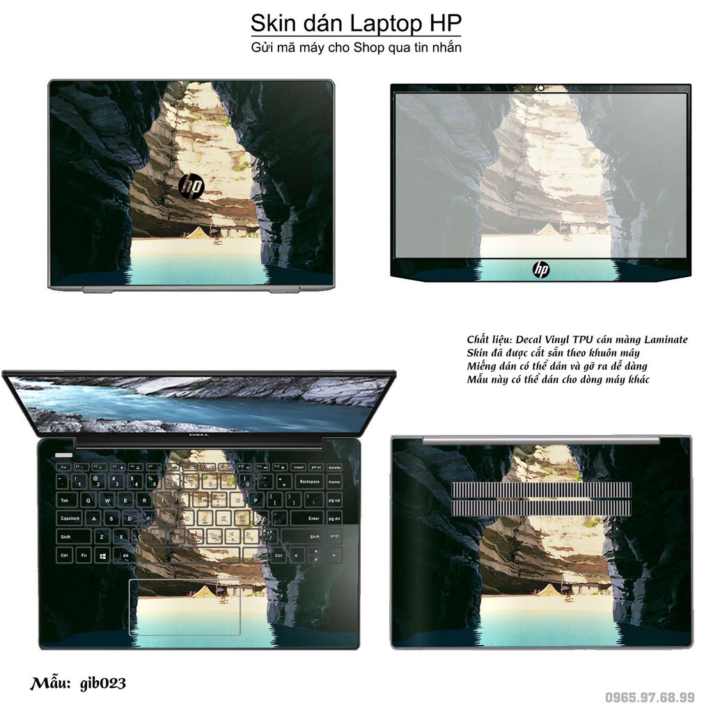 Skin dán Laptop HP in hình Ghibli anime (inbox mã máy cho Shop)