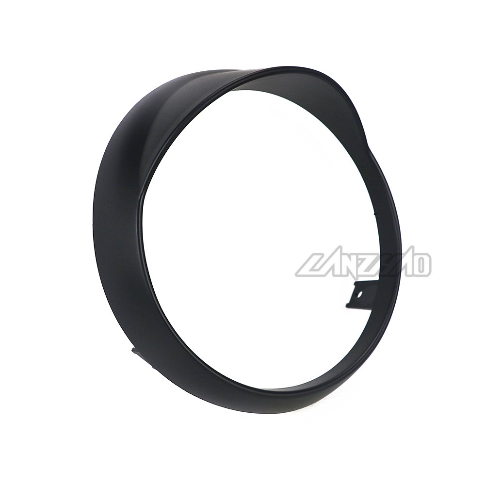 Khung Bảo Vệ Đèn Pha Phía Trước Màu Đen Nhám Cho Xe Máy VESPA PRIMAVERA 125 150 2013-2022