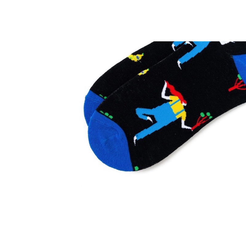 Tất cổ cao - Vớ mix màu - Mix match socks