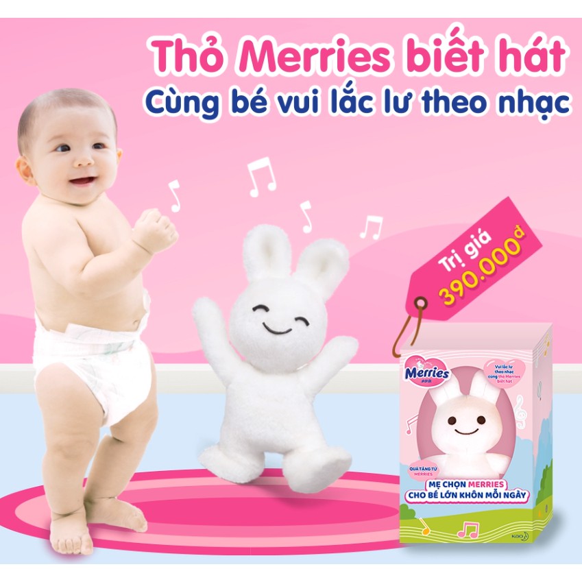 (TẶNG QUÀ) Tã/Bỉm Merries nội địa Nhật dán/quần NB90/S82/M64/L54/XL44/M58/L44/XL38/XXL26