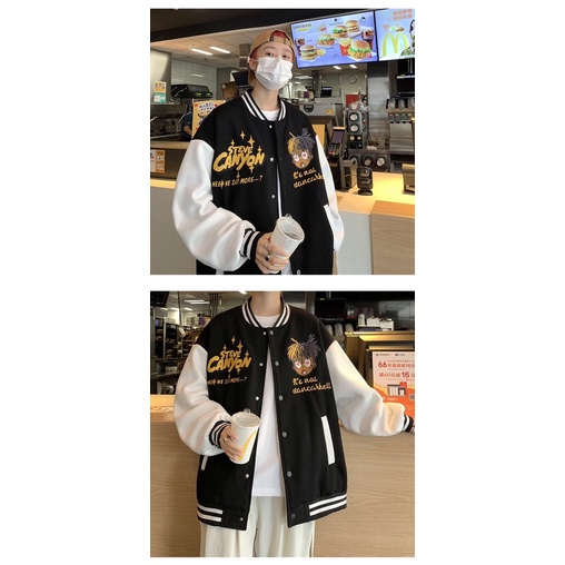 VARSITY JACKET BOMBER - ÁO KHOÁC CẬU BÉ SIÊU HOT