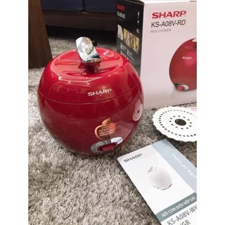 Nồi cơm điện mini 0.7L SHARP KS-A08 - Hình quả táo