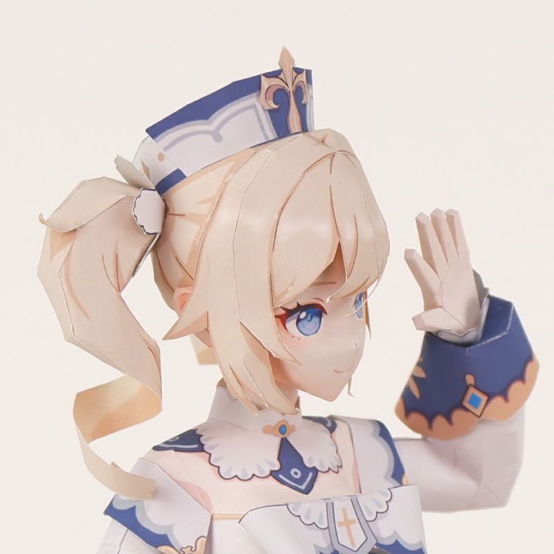 Mô hình giấy anime girl Anime Game  Barbara