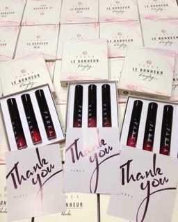 Set 3 thỏi son Chu Lipstick