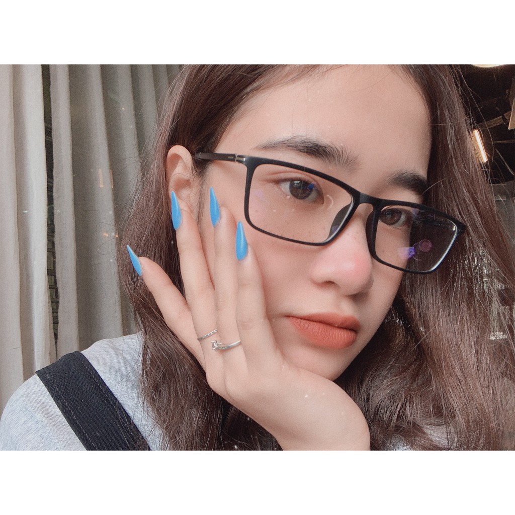 Gọng kính cận nhựa dẻo cho mặt tròn 4U, mắt vuông chống bụi hoặc lắp cận, màu đen – J165 | BigBuy360 - bigbuy360.vn