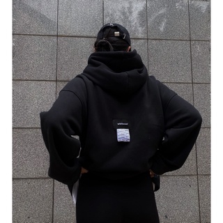 HOODIE "LOGO SS20" DOUBLE LABEL BLACK