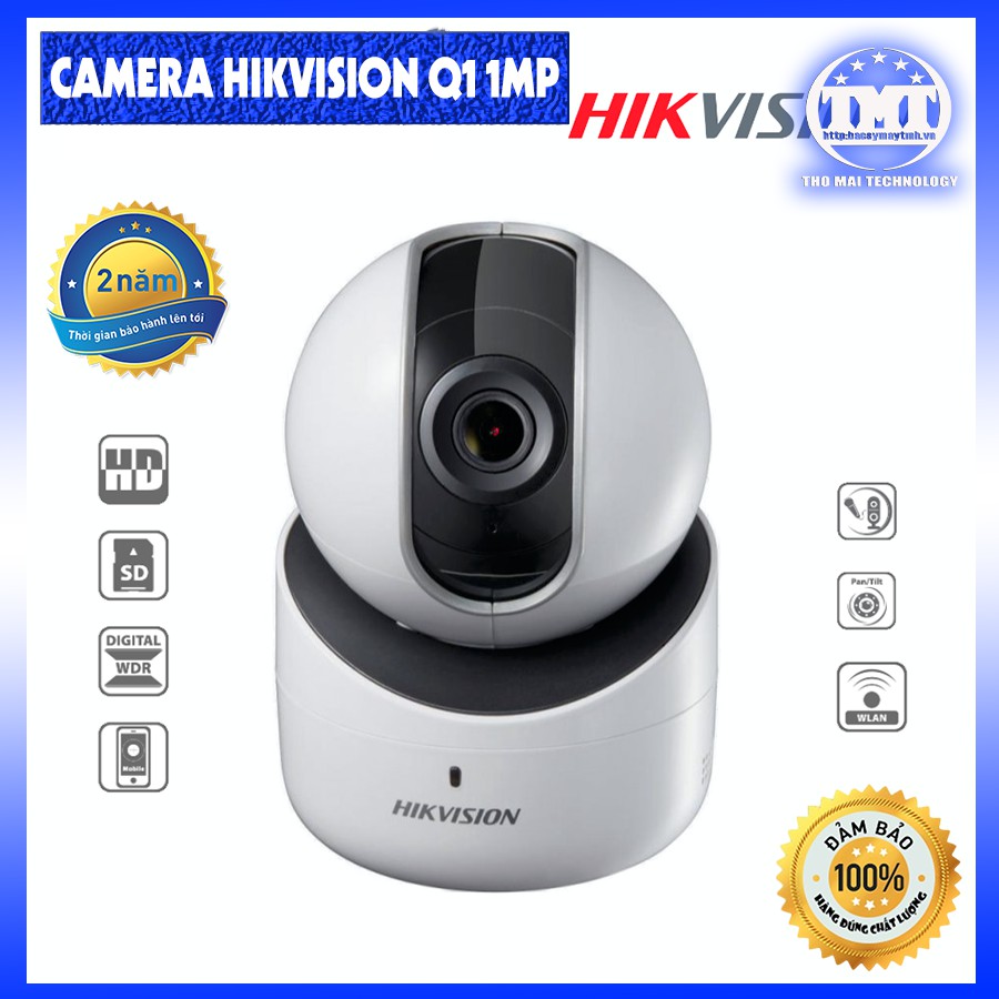 Camera IP Wifi Hikvision Q1 1.0mp ( 720P ) - model DS-2CV2Q01EFD-IW 1.0mp - Hàng Chính Hãng