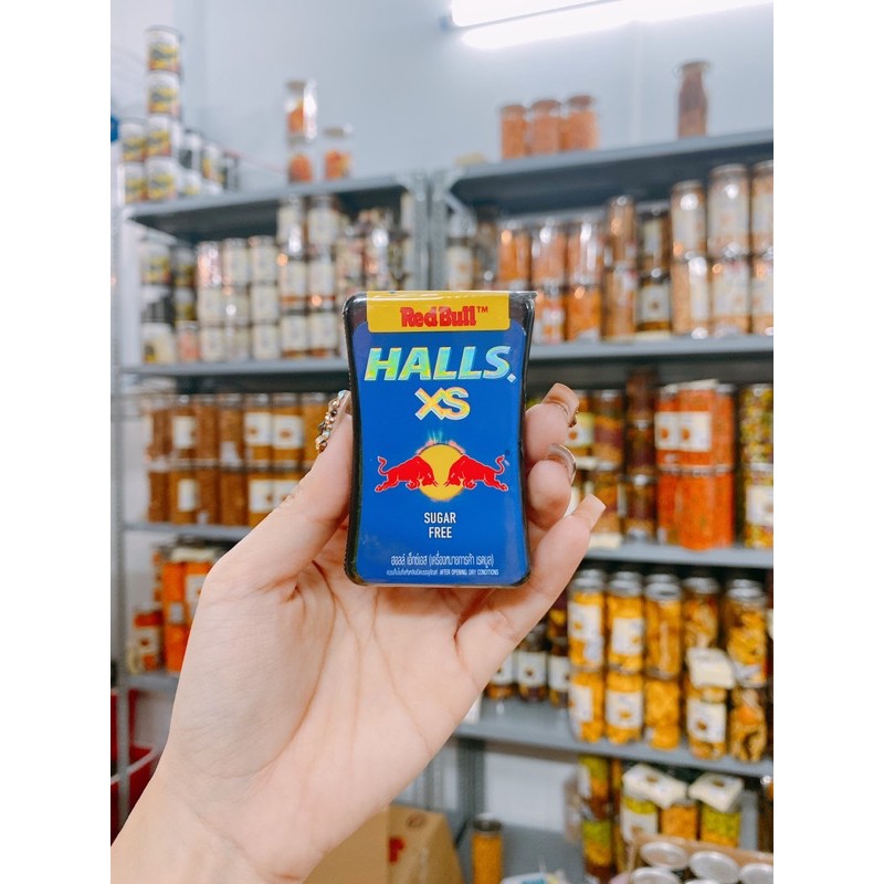 Kẹo ngậm Halls Redbull 1 hộp