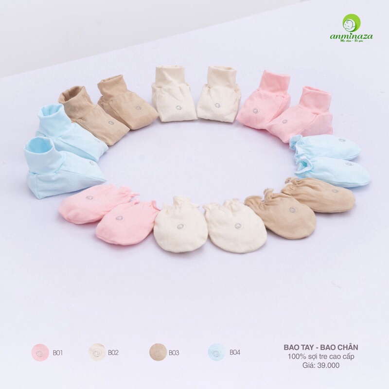 [Tặng nón] Chũn ngủ sơ sinh / Nhộng chũn cao cấp Anminaza - Sumishop2019