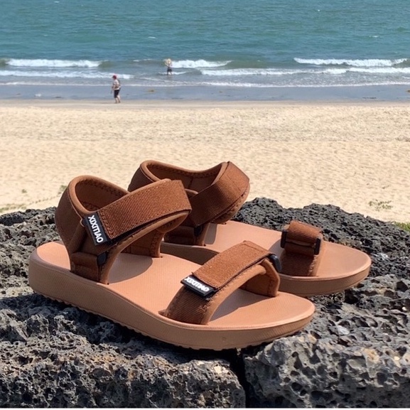 Dép Sandal Ulzzang LOẠI 1 - Giày Quai Hậu Đi Học quai ngang đế xốp chuẩn hàng quảng châu nam nữ