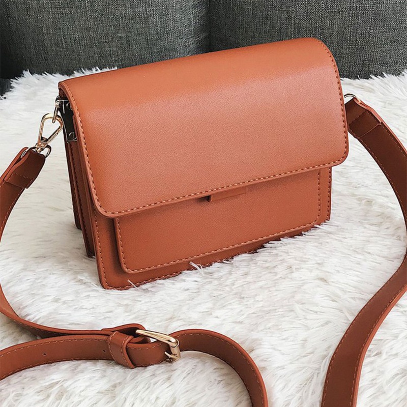 Túi Đeo Chéo Vai Bằng Da Có Dây Điều Chỉnh Thời Trang Dành Cho Nữ