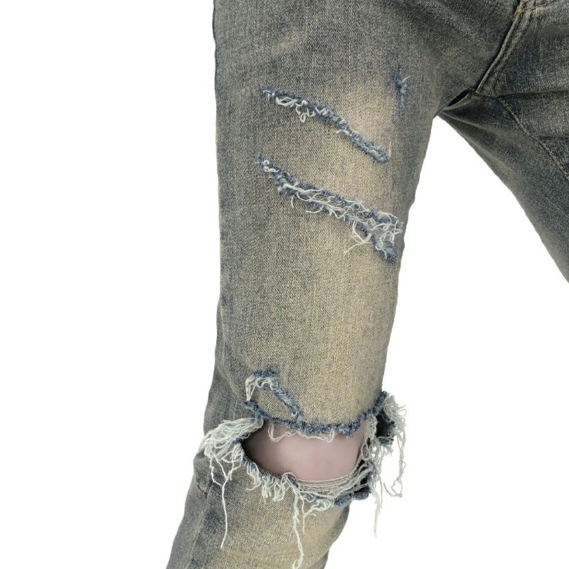 Quần Skinny Jeans Xanh Rách J003 - JCUS