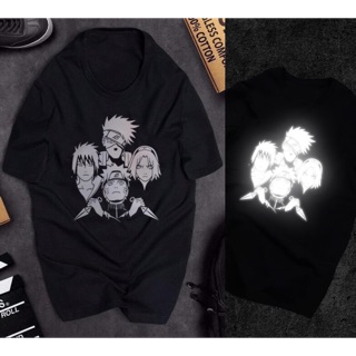 Áo thun Naruto Anime Phản Quang kèm ảnh thật - siêu đẹp