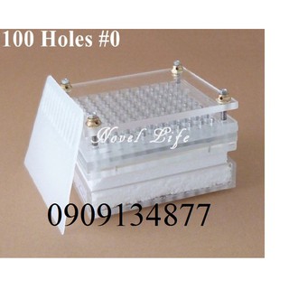 khay đóng nangg thuốc 100 viên,khay đóng nang thủ công 100 viên, khuôn vô viên nang thuốc con nhộng