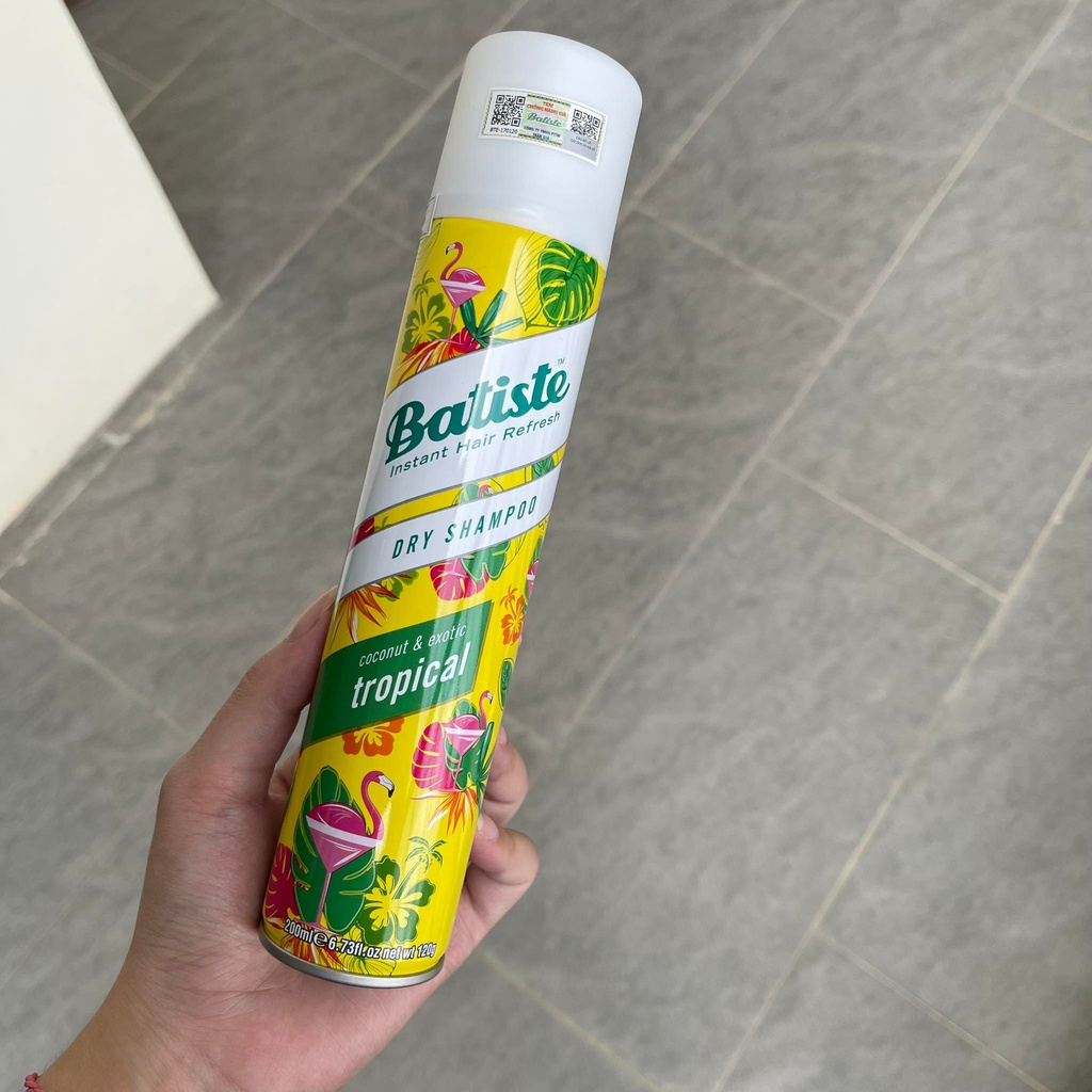 Gội đầu khô Batiste 200ml các mùi