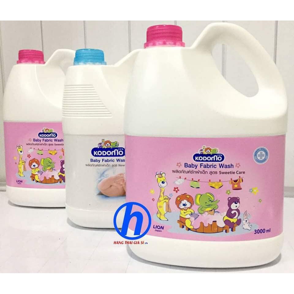 👉Nước giặt xả quần áo Kodomo 3000ml