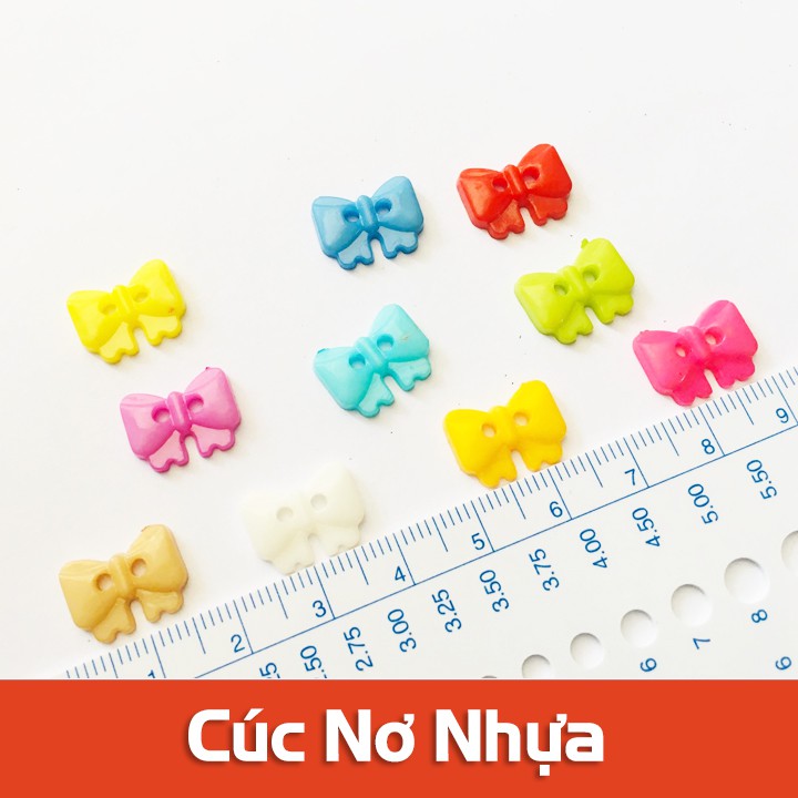 Cúc nhựa hình trang trí - Đồng giá 10k/túi