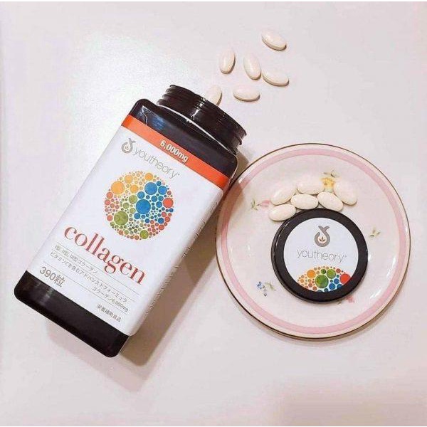 Viên Uống Collagen Youtheory Type 1 2 &amp; 3 Của Mỹ 390 Viên - Kéo dài tuổi thanh xuân - Giúp cơ thể phục hồi sức khỏe