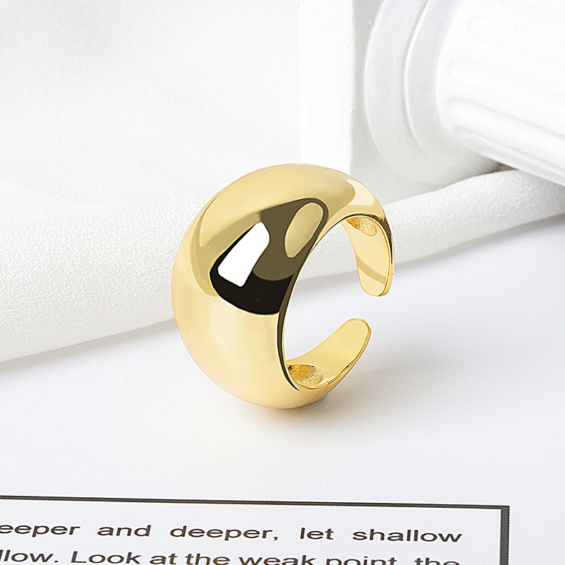 Nhẫn Đeo Tay Kim Loại Đơn Giản Thời Trang Dành Cho Nữ