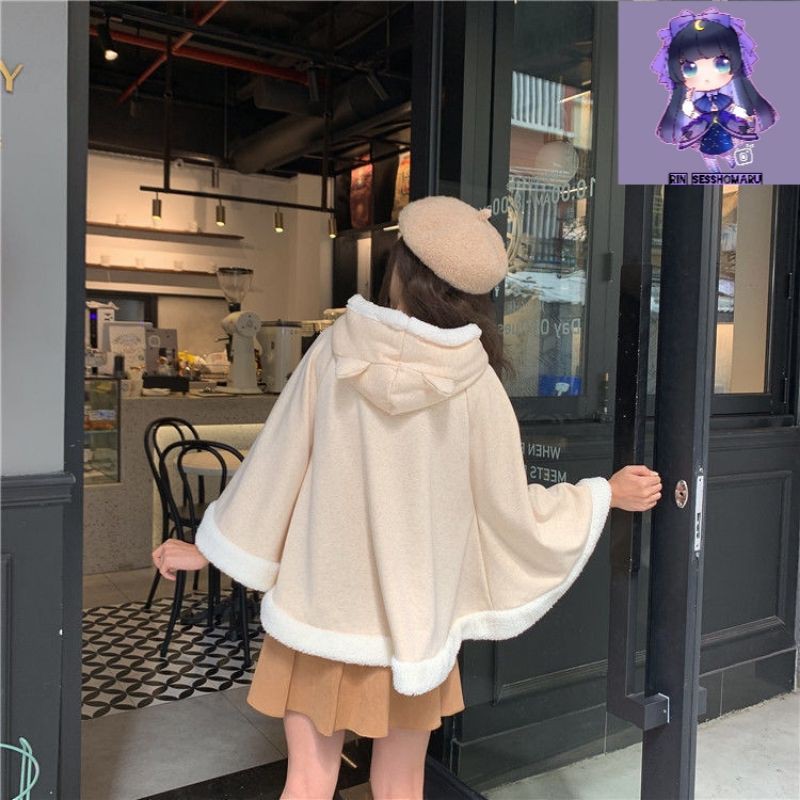 Áo Choàng Mèo Thần Tài Lolita Nhật Bản🍀