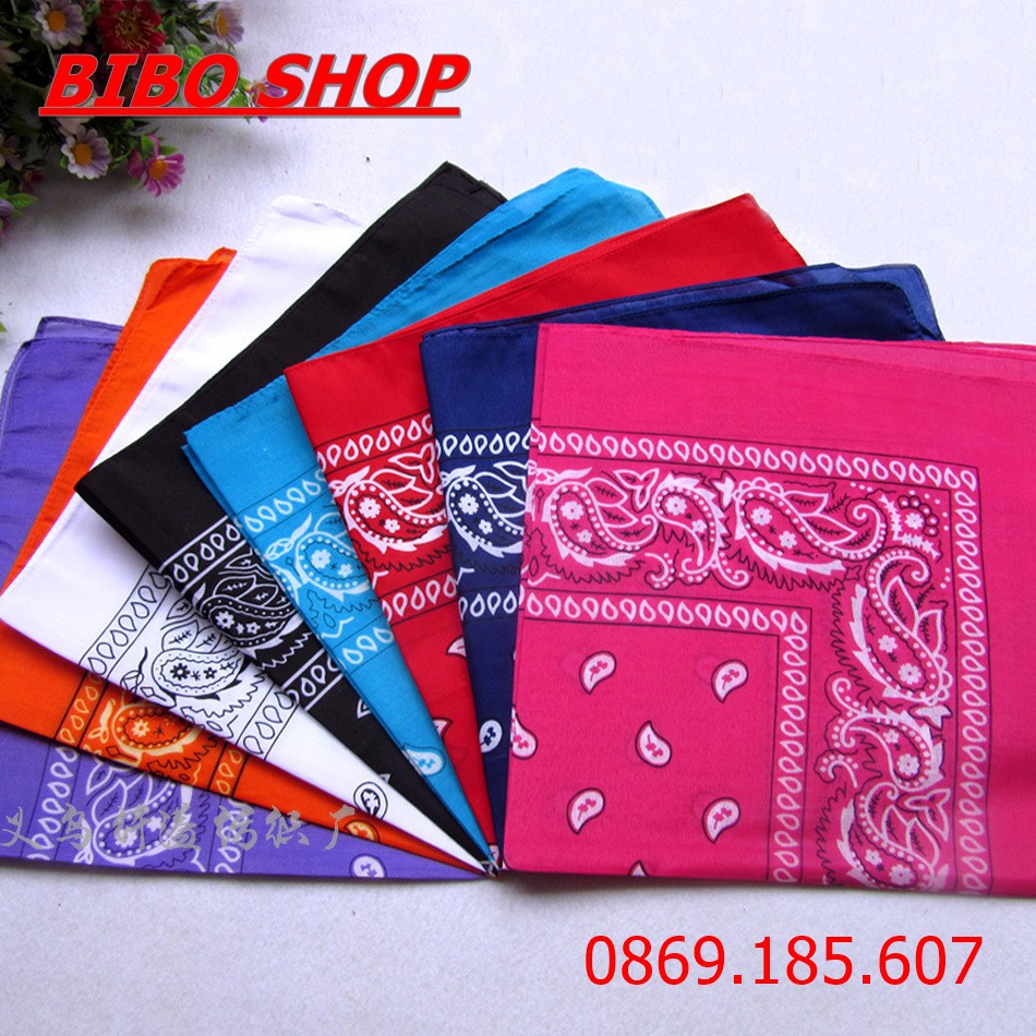Khăn Turban Bandana Headband Họa Tiết Thời Trang Hàn Quốc