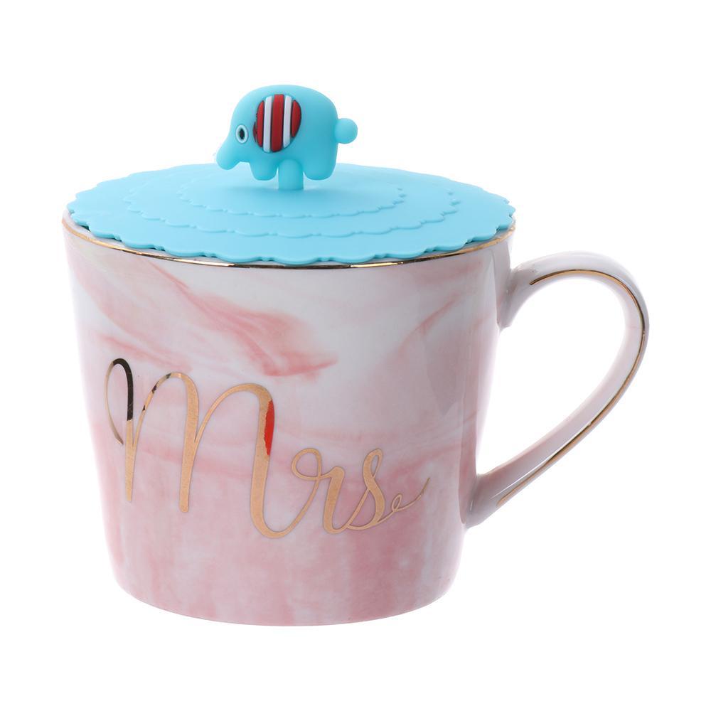 Nắp Đậy Cốc Cà Phê Bằng Silicone Chống Bụi Hình Dáng Dễ Thương
