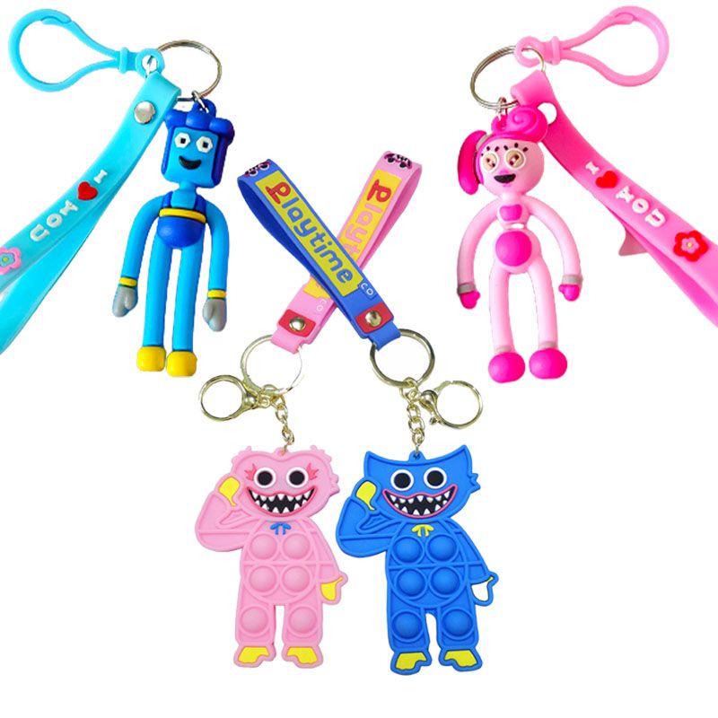 Móc khóa ba chiều hình hoạt hình Poppy Playtime cha mẹ killy làm quà tặng cho trẻ