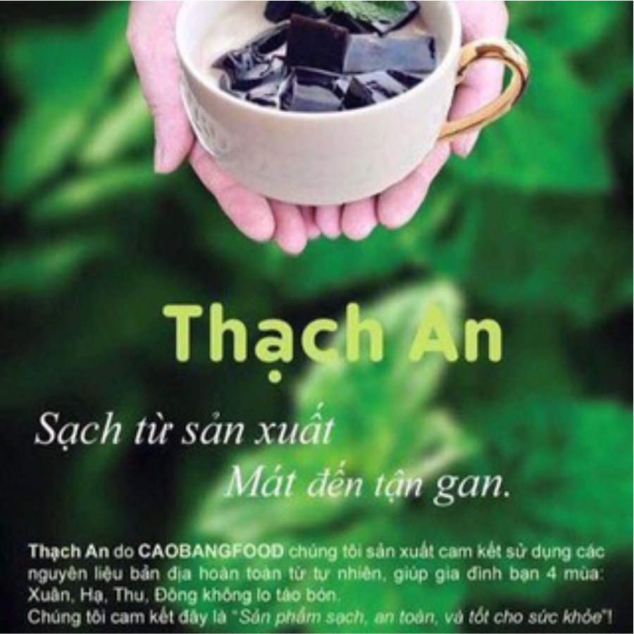 Thạch An - Thạch Đen Cao Bằng Thanh Mát Ngọt Lịm Ăn Liền