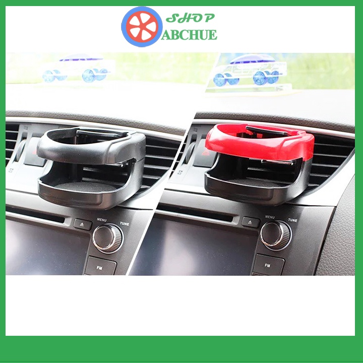 Giá,Khay đỡ cốc nước cài cửa gió điều hòa trên ô tô