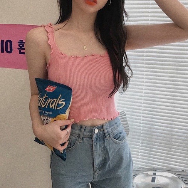 [FREE SHIP TỪ 50K ]  Áo ba lỗ cuốn biên siêu hot chất đẹp 💓 Freeship 💓 Áo thun cộc tay freesize 2021