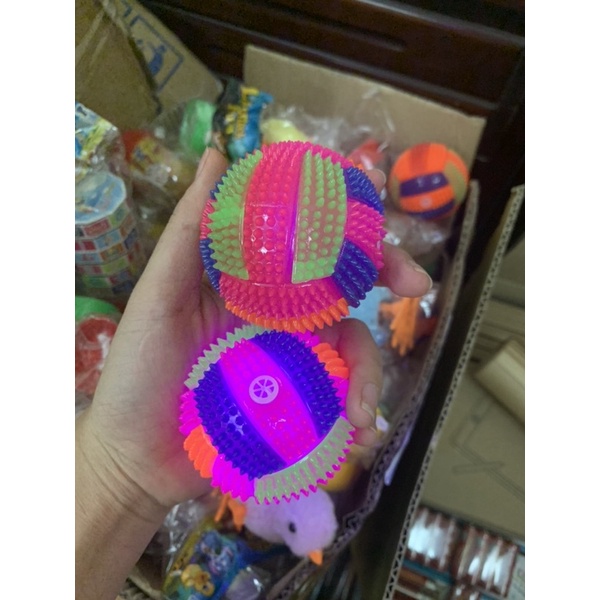 [ Rẻ Vô Địch  ] Quả bóng phát sáng có Còi mấge vui nhộn cho bé.