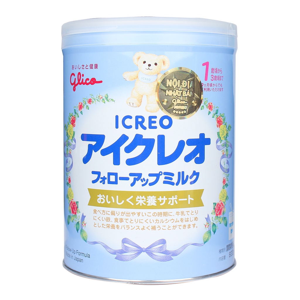 Sữa bột Glico Icreo nội địa Nhật hộp 800gr/820gr số 0/1