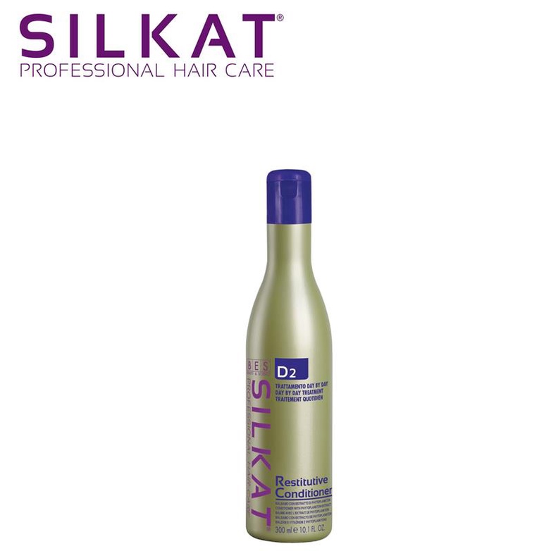 Dầu xả siêu mượt Bes Silkat Prestitutive Conditoner D2 300ml