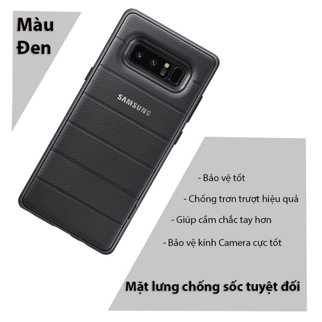 Ốp lưng Samsung Protective Standing Black Galaxy Note 8 chính hãng