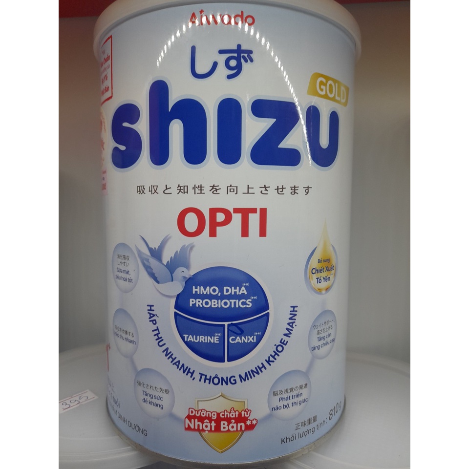 Lon Sữa Shizu Opti Gold Aiwado 810gr  Giúp Phát Triển Toàn Diện