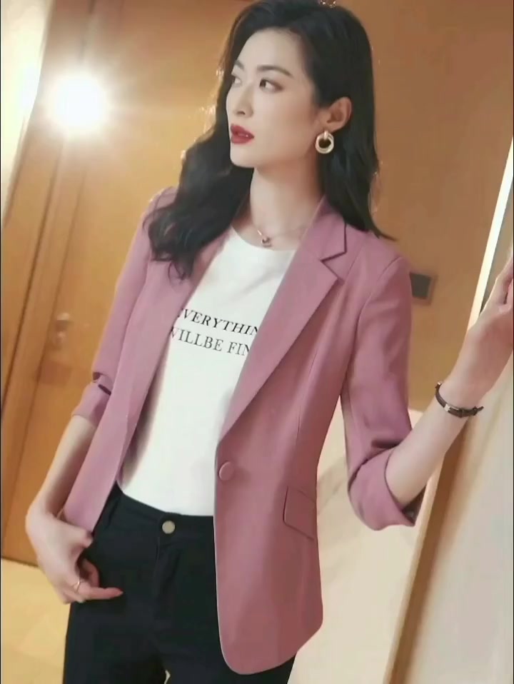 [Hàng Có Sẵn] Áo Khoác Blazer Nữ Dáng Ôm Phong Cách Hàn Quốc | BigBuy360 - bigbuy360.vn