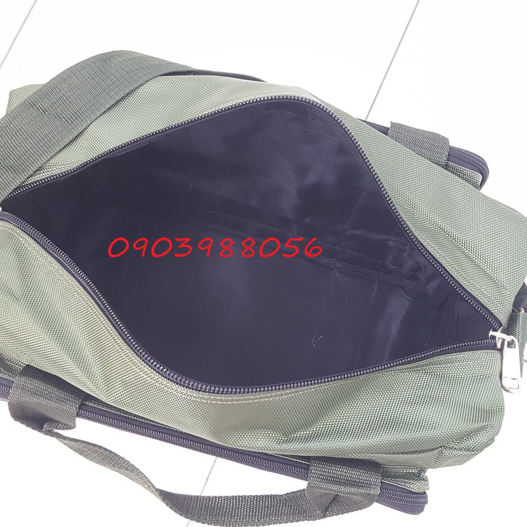 TÚI ĐỒ NGHỀ_ LOẠI NGANG 3 SIZE  LOẠI TỐT XANH LÍNH