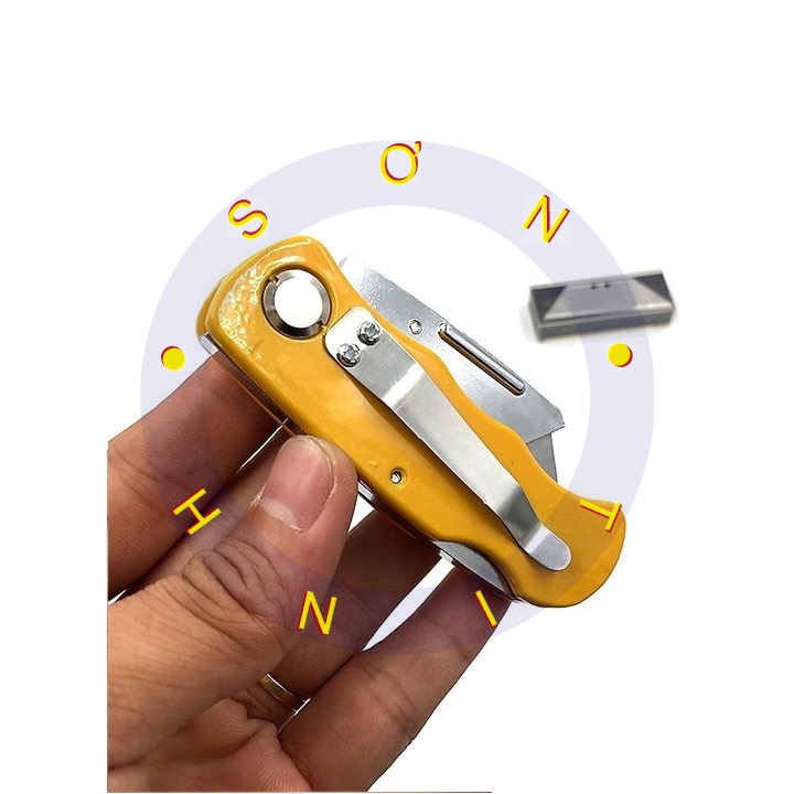 Dao rọc giấy lưỡi liền kèm 5 lưỡi Tolsen 30007