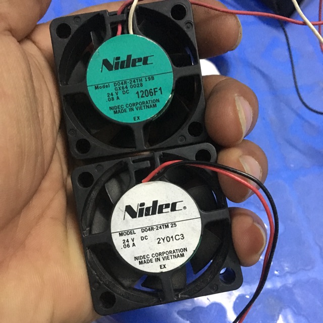 Quạt tản nhiệt mini 4cm vuông 12-24V