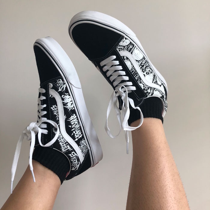 Giày VANS Old Skool skulls đầu lâu , Giày thể thao Vans bản đẹp nam nữ mới 2022 full box bill