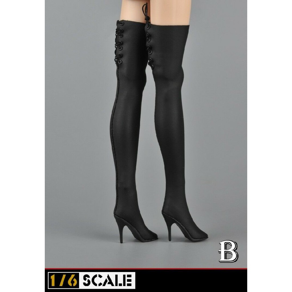 Giày Bốt Cao Gót 5 Màu Cho Búp Bê 12 "1 / 6 Os001