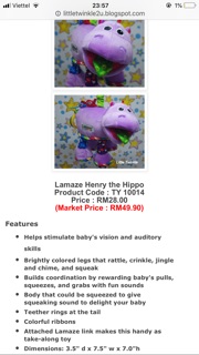 Lamaze Con Hà Mã