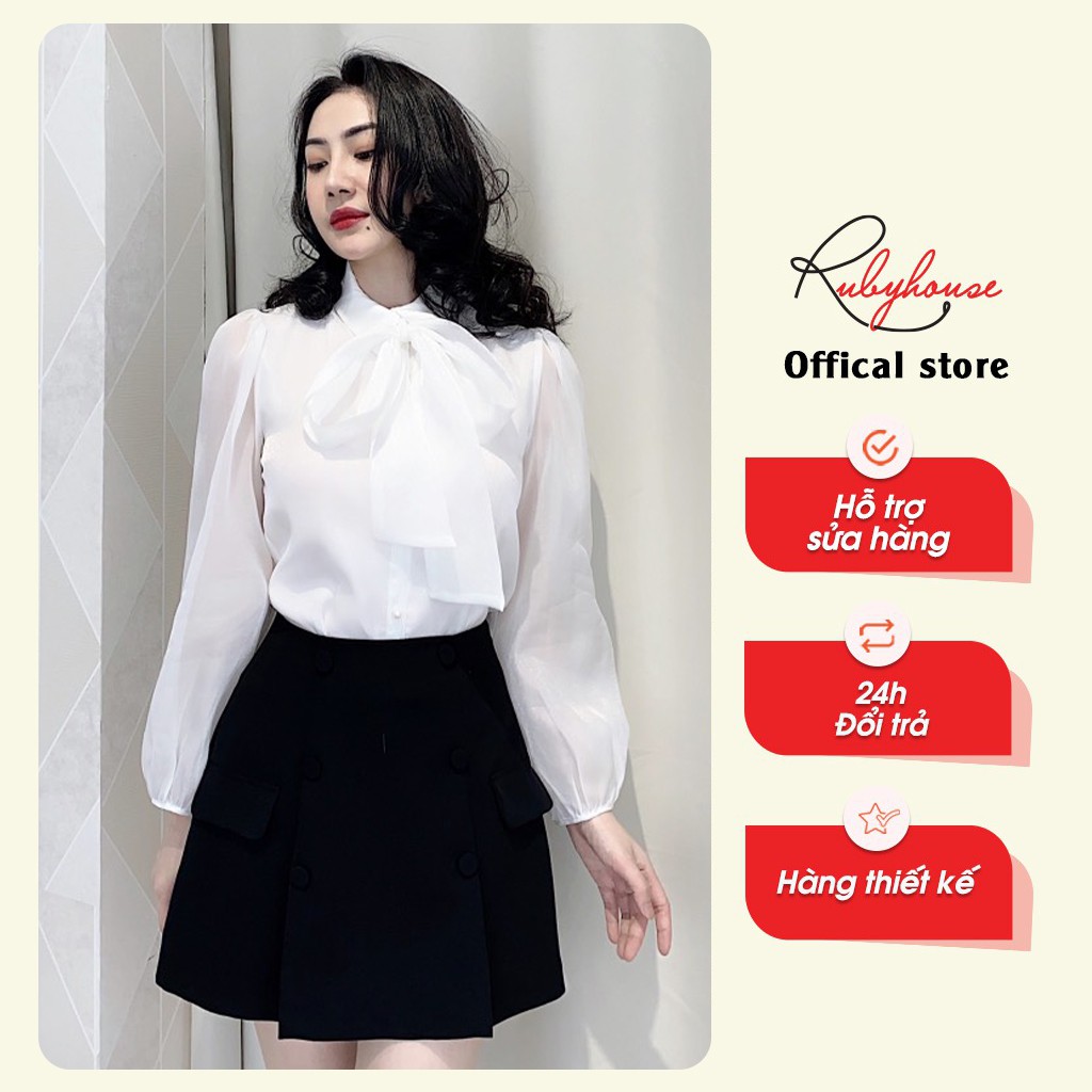 Chân Váy Xinh Xắn RUBY HOUSE - Thiết Kế Cạp Cao, 6 Khuy Cùng Form Dáng Basic Dễ Phối Nhiều Loại Áo 3020