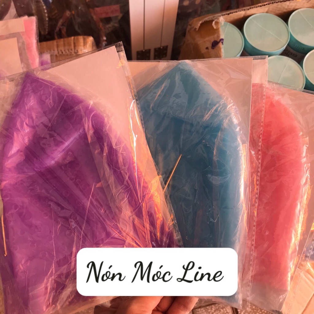 Mũ/ Nón móc lai nhuộm tóc bằng silicon siêu bền kèm phụ kiện móc kim loại