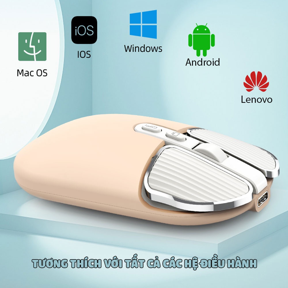 CHUỘT BLUETOOTH VĂN PHÒNG M203 THẾ HỆ 2| MÀU SẮC MỚI- MỎNG HƠN – ĐẸP HƠN.