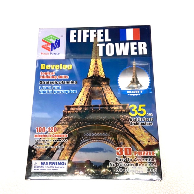 Mô hình giấy 3D tháp Eiffel